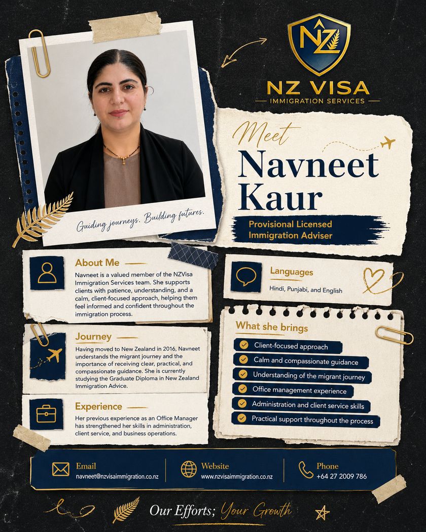 Full profile poster: Navneet Kaur, Provisional Licensed Immigration Adviser